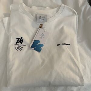 Olympic Long Sleeve Tee - White - Solomon